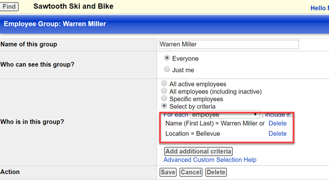 filter by first last and location