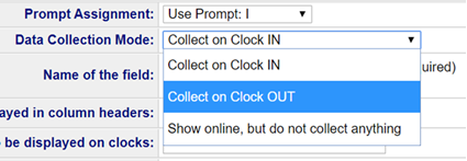 Manage Clock Prompts