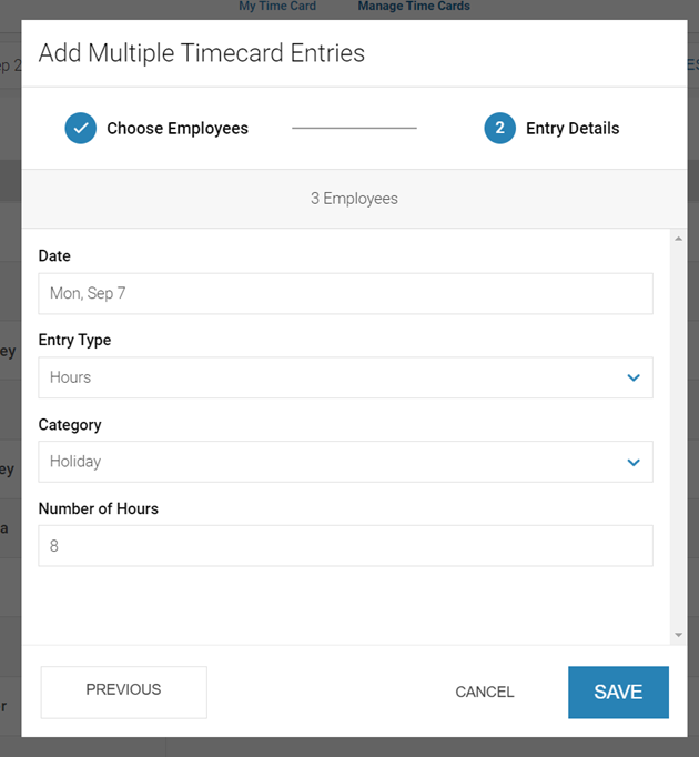 Manage Time in WorkforceHub
